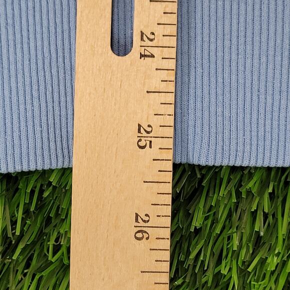 Champion C-Logo Hoodie Large 23x25 Powerblend Baggy Cropped - Picture 14 of 16